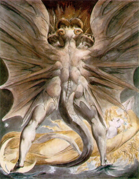 william blake red dragon. 女／The Great Red Dragon